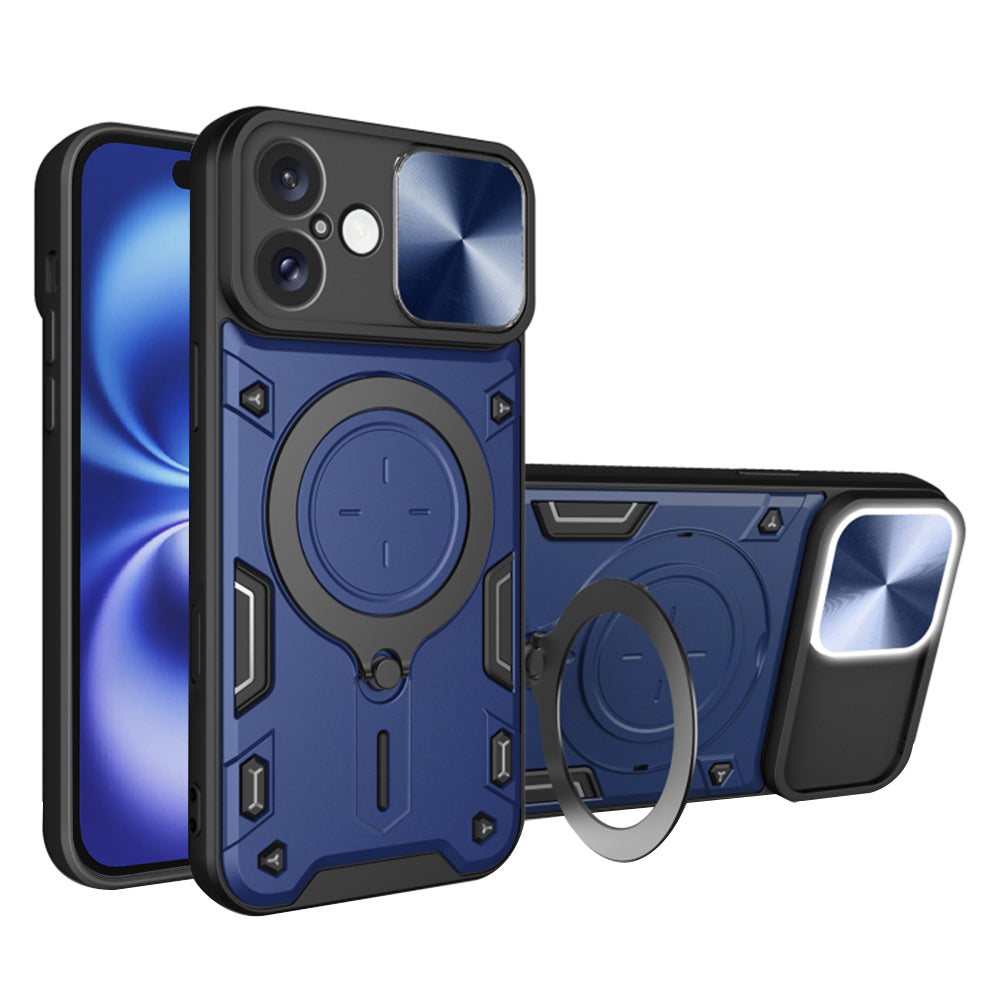 Cover til Apple iPhone 16, Techsuit, CamGuard Pro, Blå