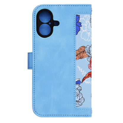 Cover til Apple iPhone 16, Techsuit, FlipCraft, Blå
