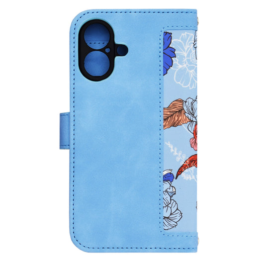 Cover til Apple iPhone 16, Techsuit, FlipCraft, Blå