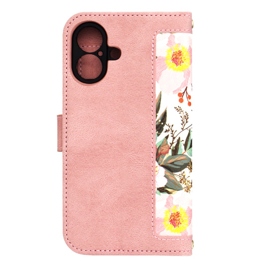 Cover til Apple iPhone 16, Techsuit, FlipCraft, Pink