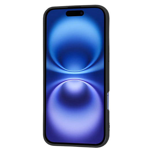 Cover til Apple iPhone 16, Techsuit, SoftFlex, Sort