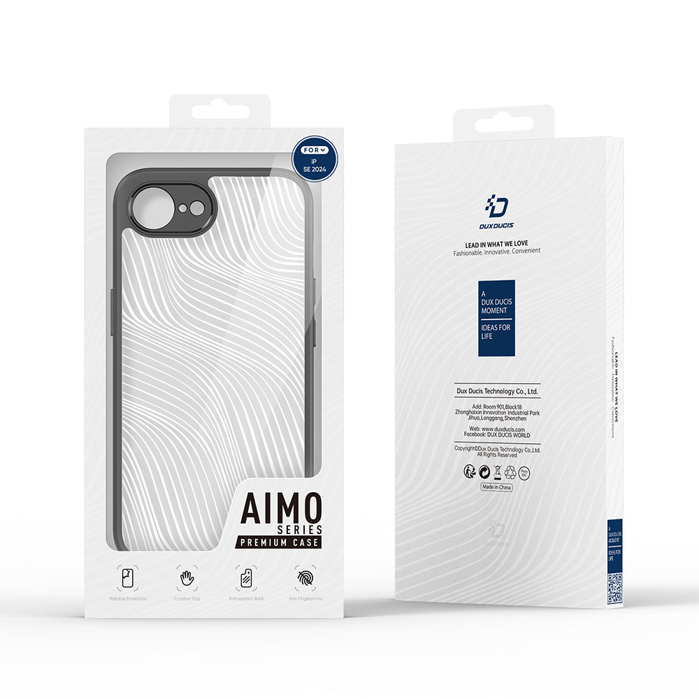 Etui til Apple iPhone 16e, DUX DUCIS, Aimo, Sort