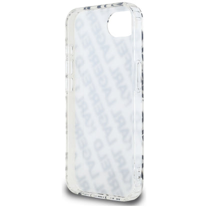 Etui til Apple iPhone 16e, Karl Lagerfeld, IML Luxury Gold Fullover Logo, Gylden