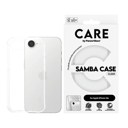 Etui til Apple iPhone 16e, PanzerGlass, Fashionable Care, Transparent