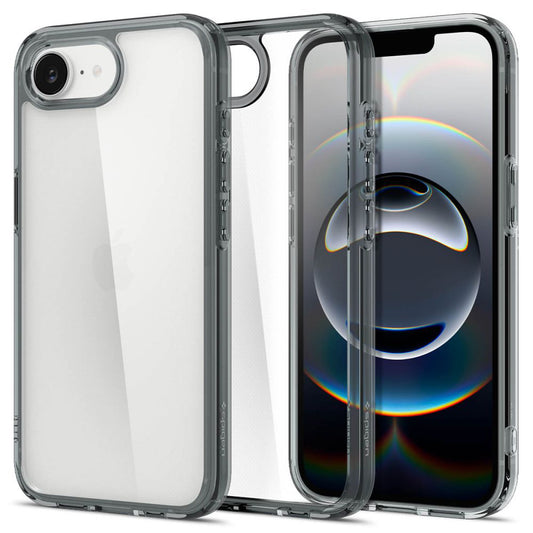 Etui til Apple iPhone 17e / 16e, Spigen, Ultra Hybrid, Røgfarvet ACS09531