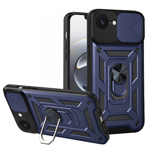 Cover til Apple iPhone 17e / 16e, Techsuit, CamShield, Blå