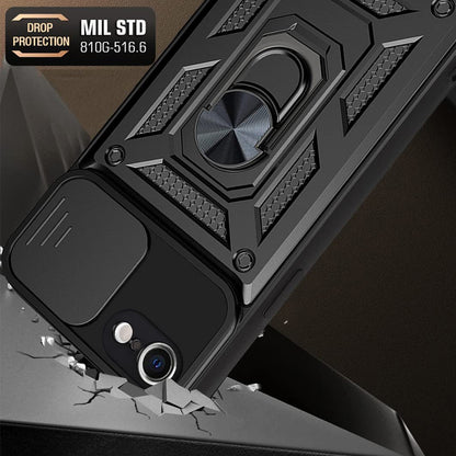Cover til Apple iPhone 17e / 16e, Techsuit, CamShield, Sort