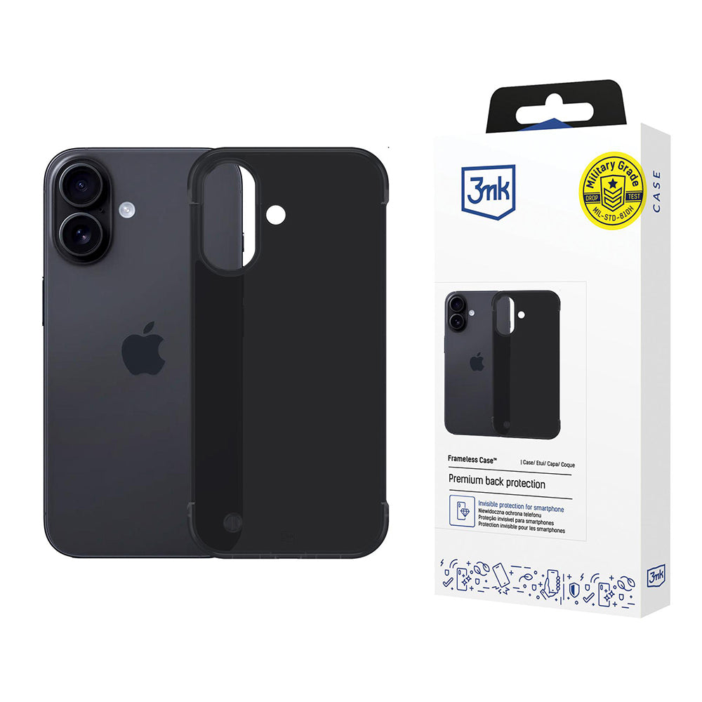 Etui til Apple iPhone 17, 3MK, Just20g, Sort