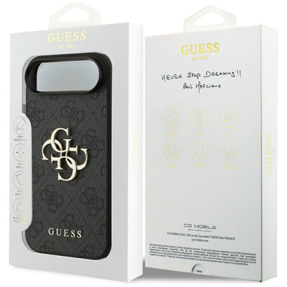 Etui til Apple iPhone 17 Air, Guess, 4G Big Logo, Sort