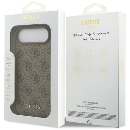 Etui til Apple iPhone 17 Air, Guess, 4G Classic, Brun