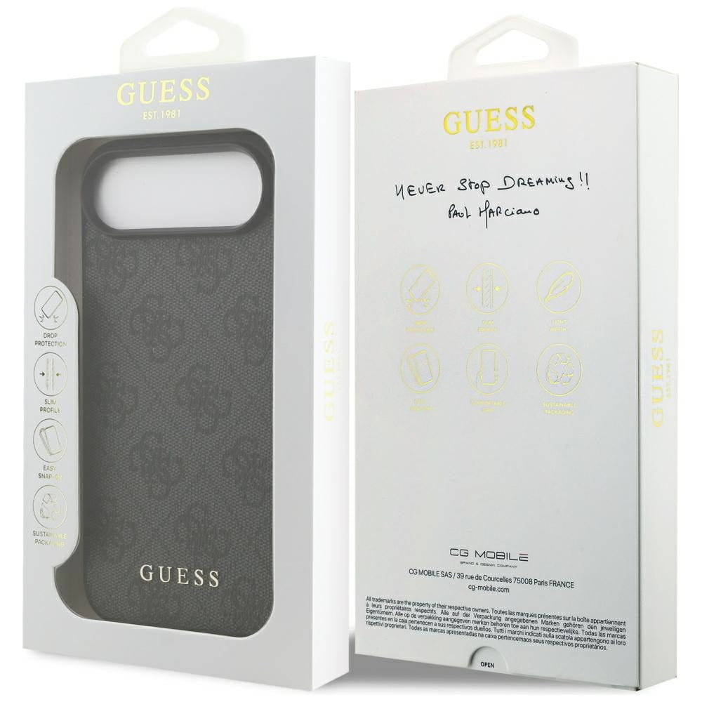 Etui til Apple iPhone 17 Air, Guess, 4G Classic, Sort