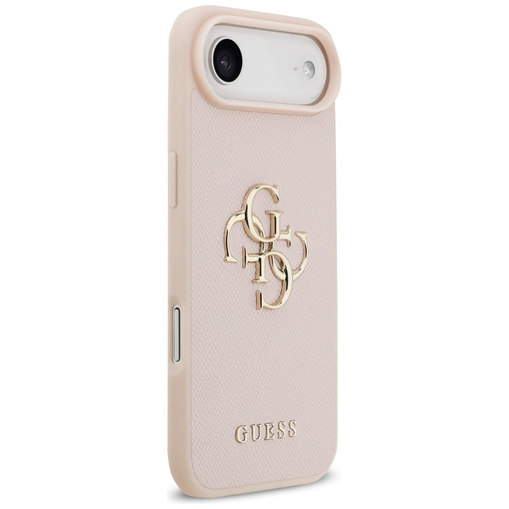 Etui til Apple iPhone 17 Air, Guess, 4G Grained Big and Classic Logo, Pink