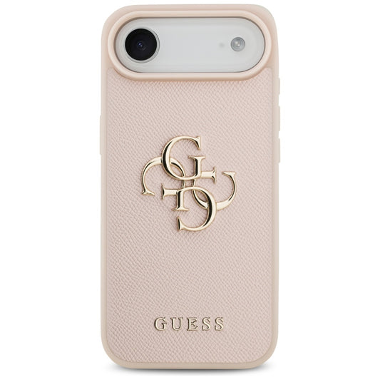 Etui til Apple iPhone 17 Air, Guess, 4G Grained Big and Classic Logo, Pink