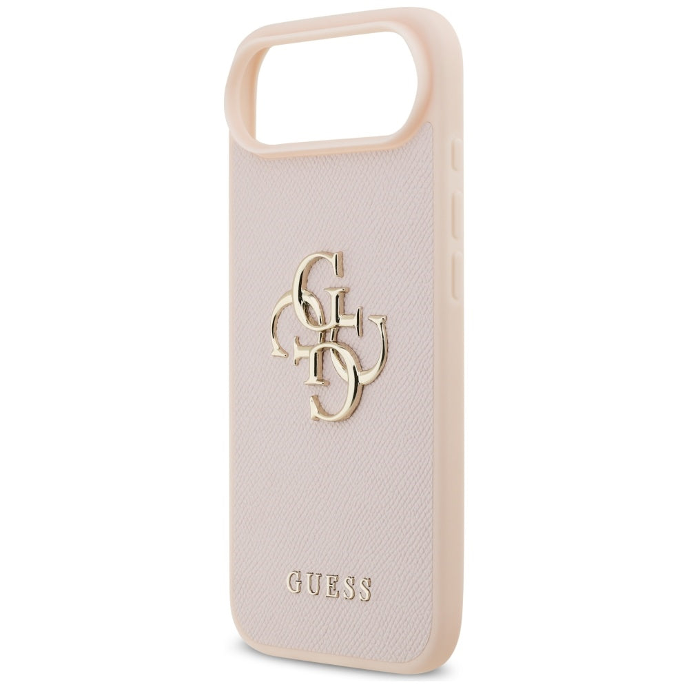 Etui til Apple iPhone 17 Air, Guess, 4G Grained Big and Classic Logo, Pink