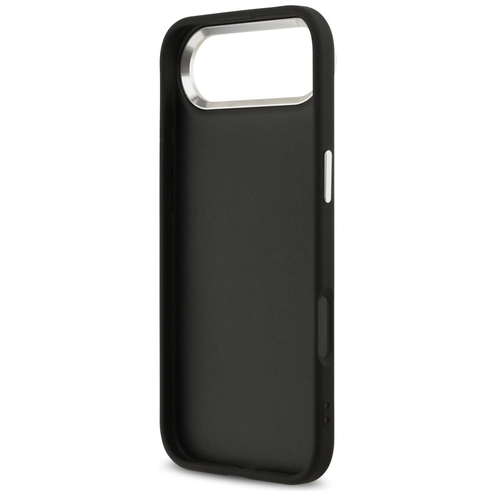 Etui til Apple iPhone 17 Air, Guess, Big 4G Logo Classic, Sort Sølvfarvet