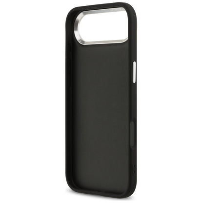 Etui til Apple iPhone 17 Air, Guess, Big 4G Logo Classic, Sort Sølvfarvet