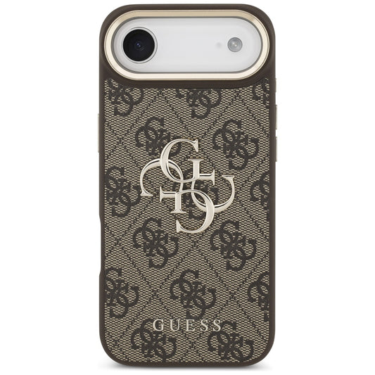 Etui til Apple iPhone 17 Air, Guess, Big 4G Logo Classic, Gylden Brun