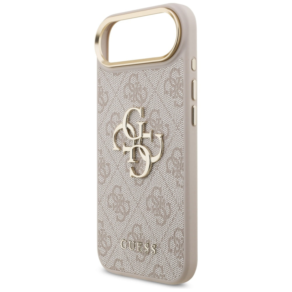 Etui til Apple iPhone 17 Air, Guess, Big 4G Logo Classic, Gylden Rosa
