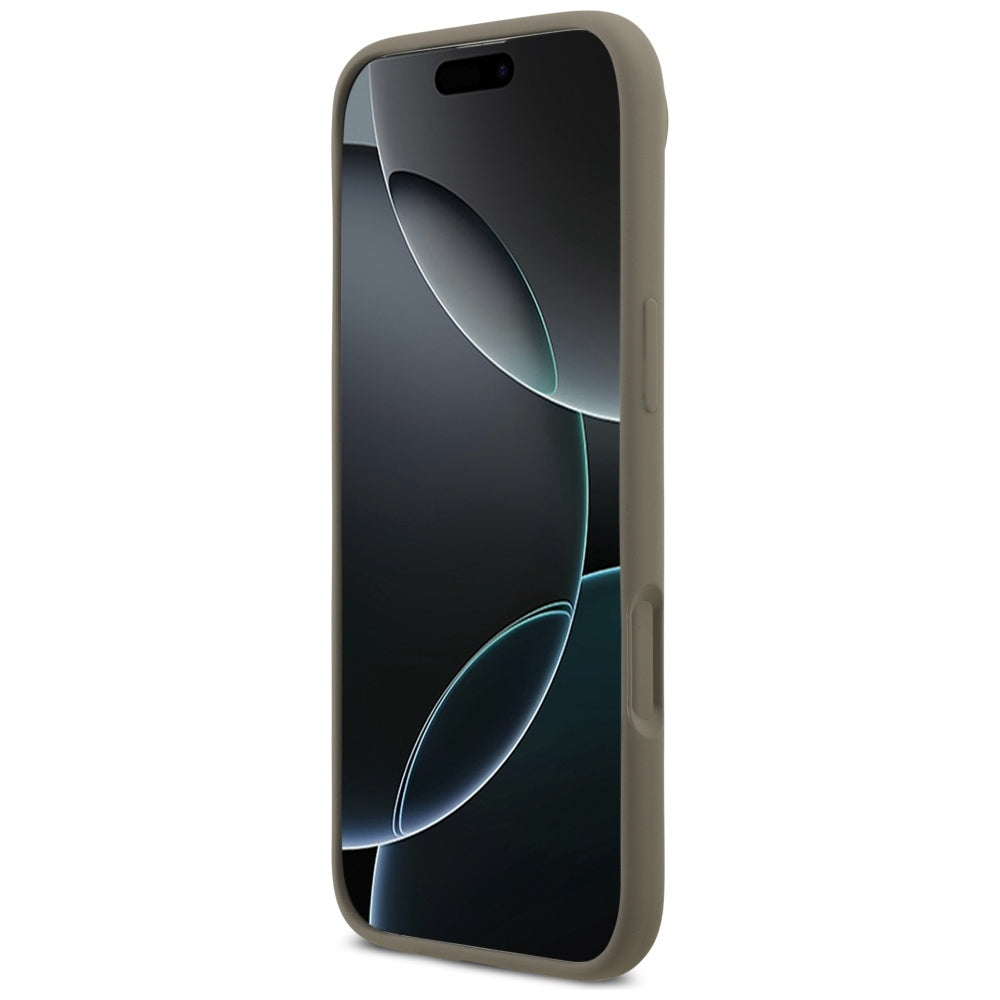 Etui til Apple iPhone 17 Air, Guess, Big 4G Script, Brun