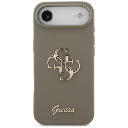 Etui til Apple iPhone 17 Air, Guess, Big 4G Script, Brun