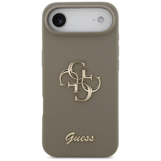 Etui til Apple iPhone 17 Air, Guess, Big 4G Script, Brun