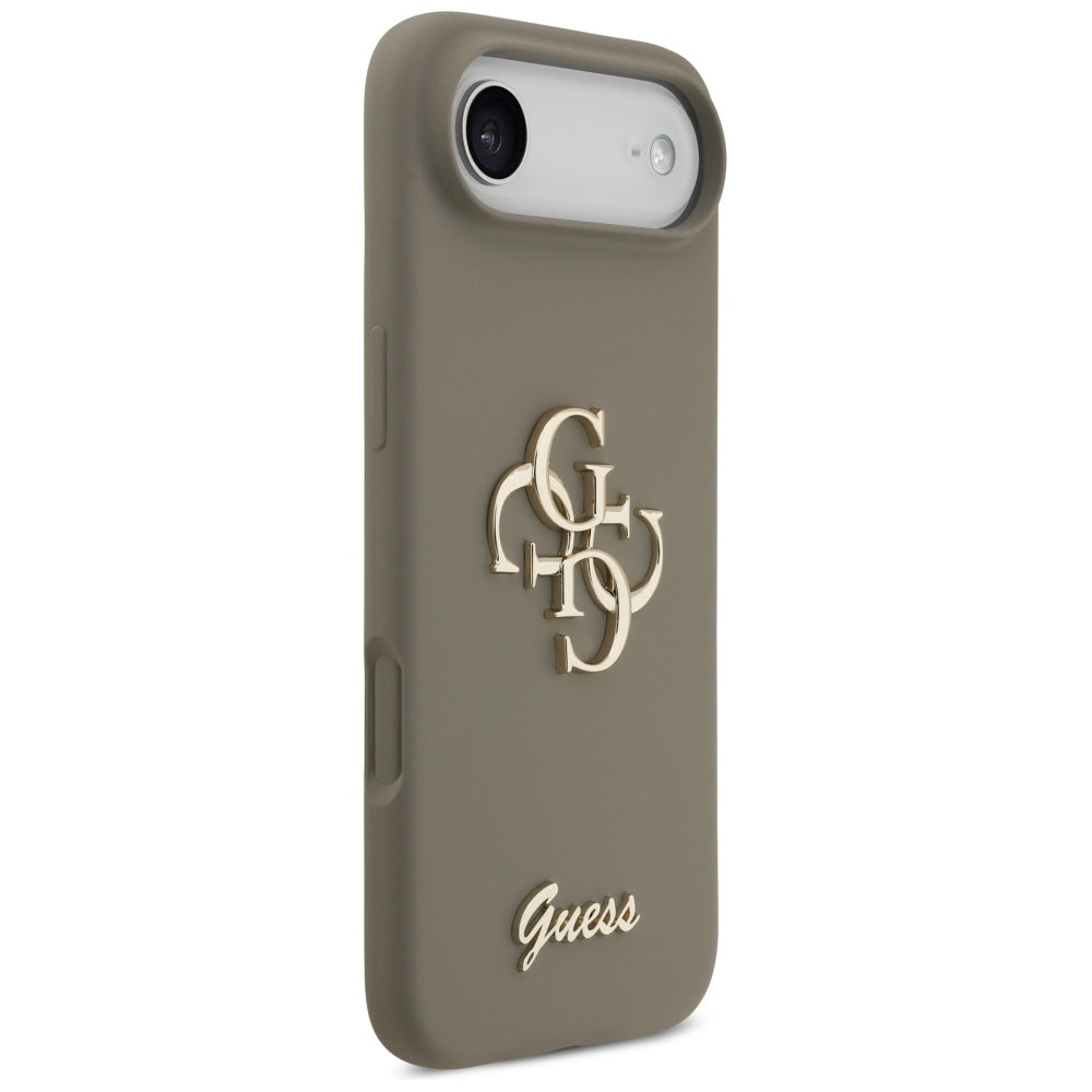 Etui til Apple iPhone 17 Air, Guess, Big 4G Script, Brun