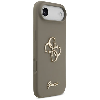 Etui til Apple iPhone 17 Air, Guess, Big 4G Script, Brun
