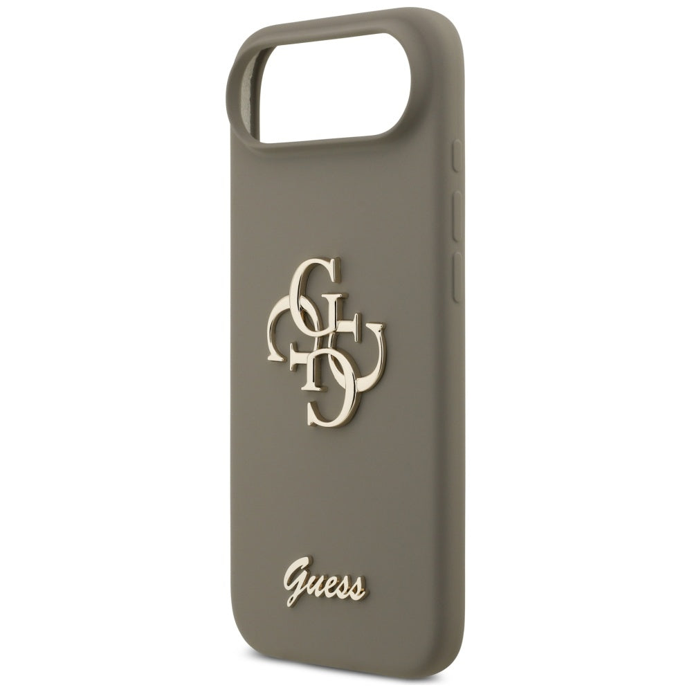 Etui til Apple iPhone 17 Air, Guess, Big 4G Script, Brun