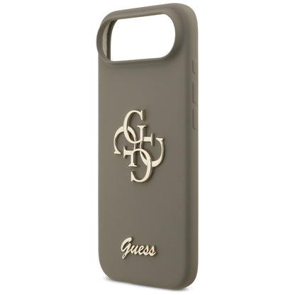 Etui til Apple iPhone 17 Air, Guess, Big 4G Script, Brun