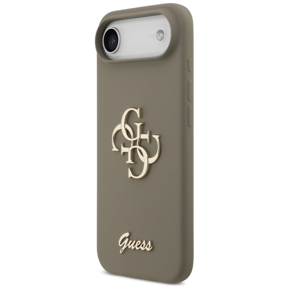 Etui til Apple iPhone 17 Air, Guess, Big 4G Script, Brun