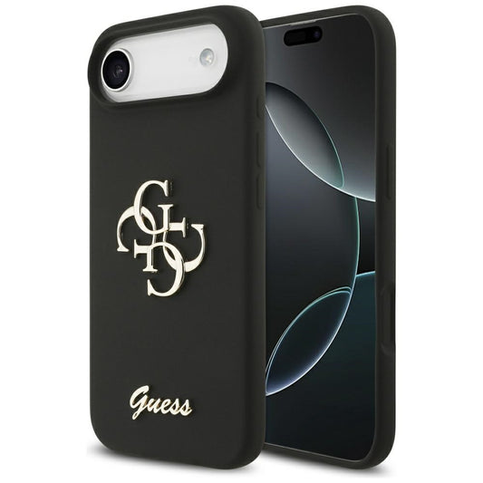 Etui til Apple iPhone 17 Air, Guess, Big 4G Script, Sort
