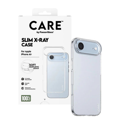 Etui til Apple iPhone 17 Air, PanzerGlass, Care Fashionable X-ray, Transparent