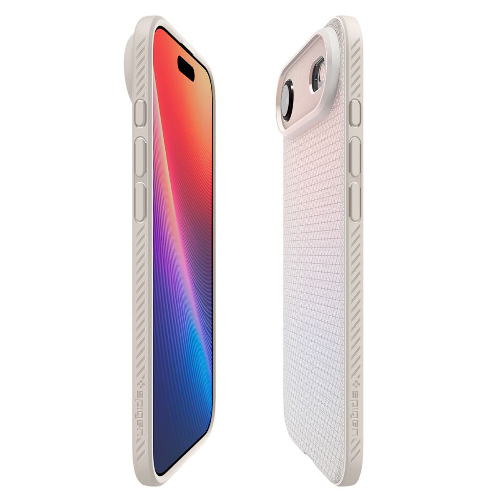 Etui til Apple iPhone 17 Air, Spigen, Liquid Air, Beige