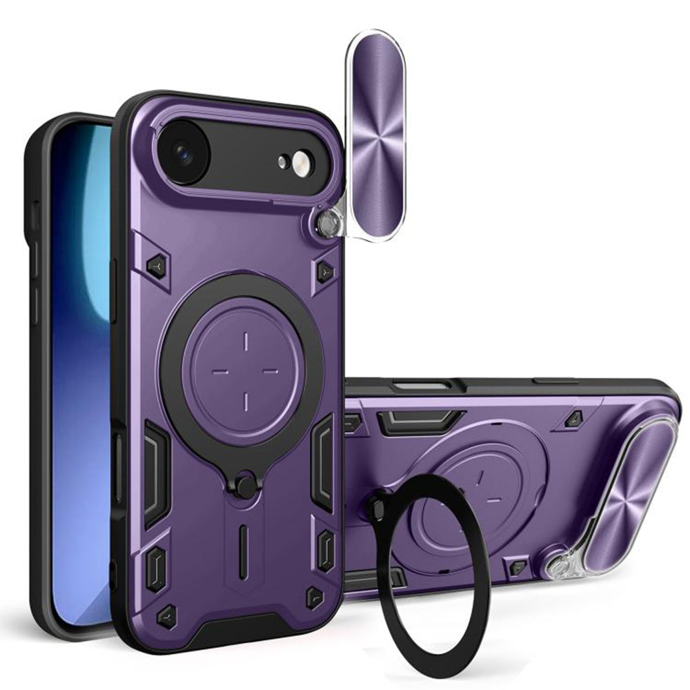 Etui til Apple iPhone 17 Air, Techsuit, CamGuard Pro, Lilla