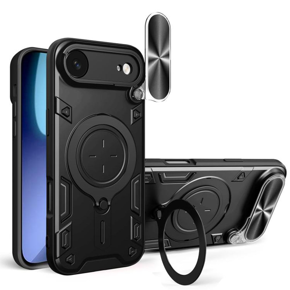 Etui til Apple iPhone 17 Air, Techsuit, CamGuard Pro, Sort
