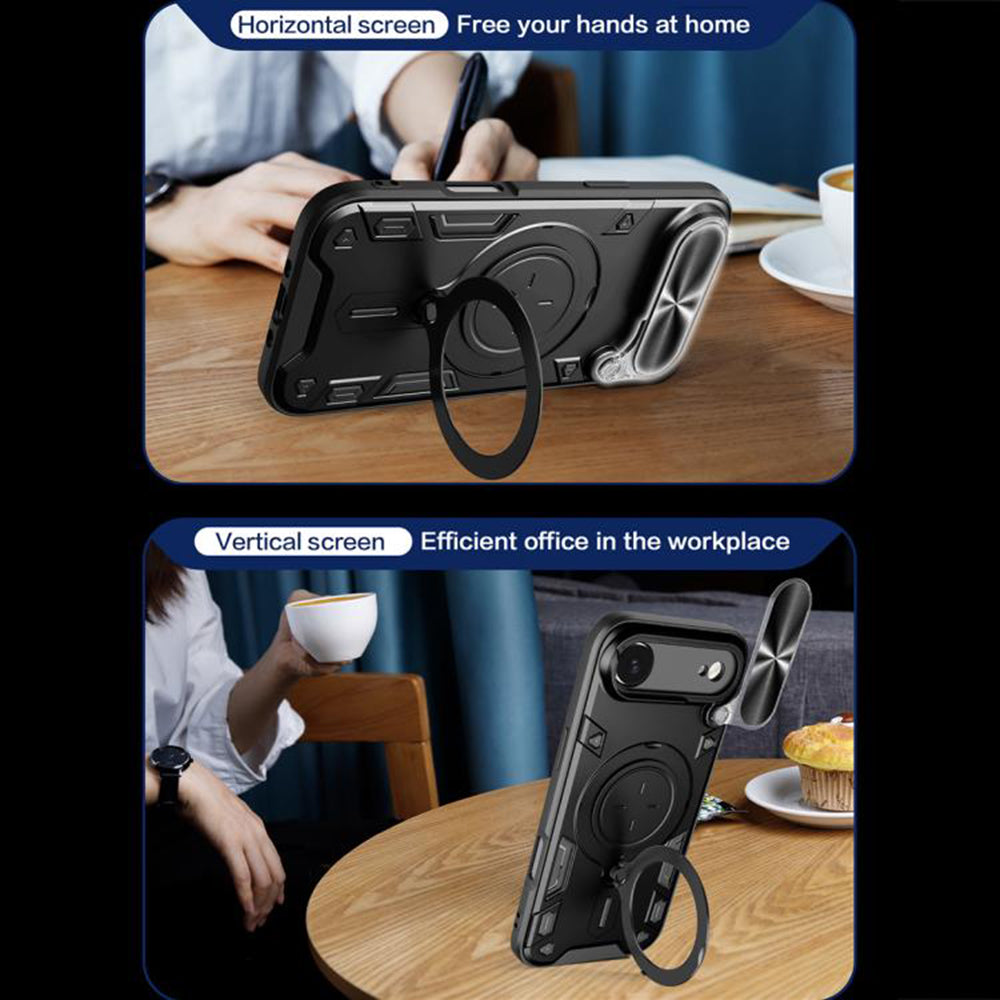 Etui til Apple iPhone 17 Air, Techsuit, CamGuard Pro, Sort