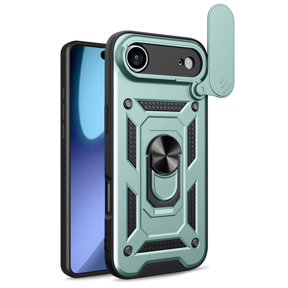 Etui til Apple iPhone 17 Air, Techsuit, CamShield, Grøn