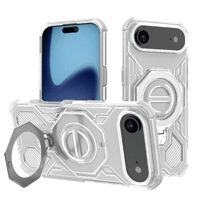 Etui til Apple iPhone 17 Air, Techsuit, Carbon Shield Pro, Hvid
