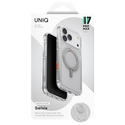Etui til Apple iPhone 17 Air, UNIQ, Swivix, Sølvfarvet