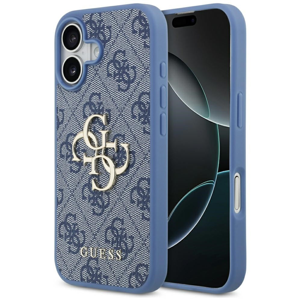 Etui til Apple iPhone 17, Guess, 4G Big Logo, Blå