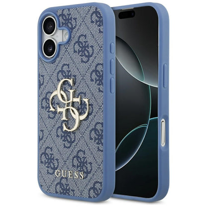 Etui til Apple iPhone 17, Guess, 4G Big Logo, Blå