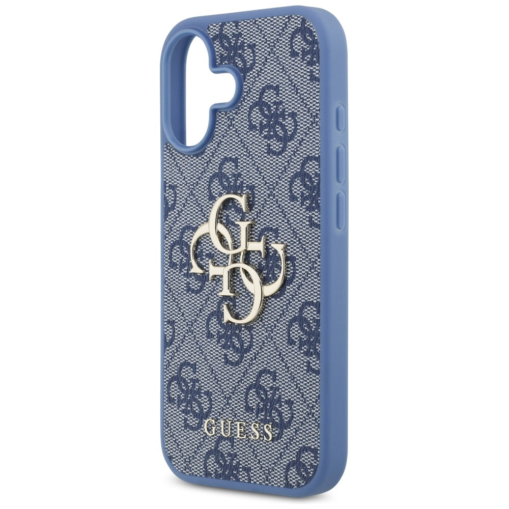 Etui til Apple iPhone 17, Guess, 4G Big Logo, Blå