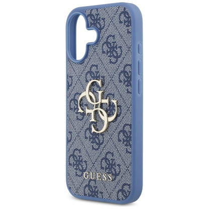 Etui til Apple iPhone 17, Guess, 4G Big Logo, Blå