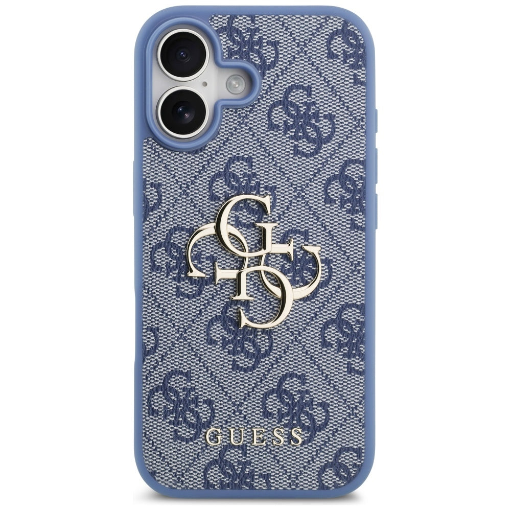 Etui til Apple iPhone 17, Guess, 4G Big Logo, Blå