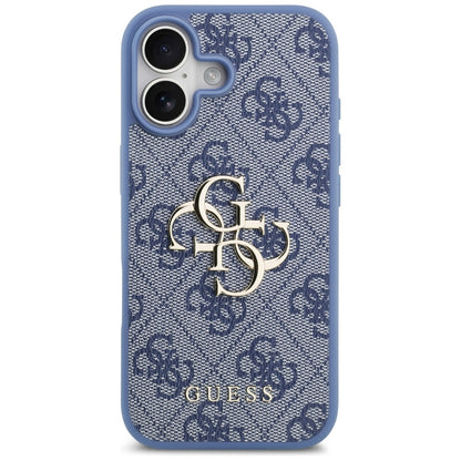 Etui til Apple iPhone 17, Guess, 4G Big Logo, Blå