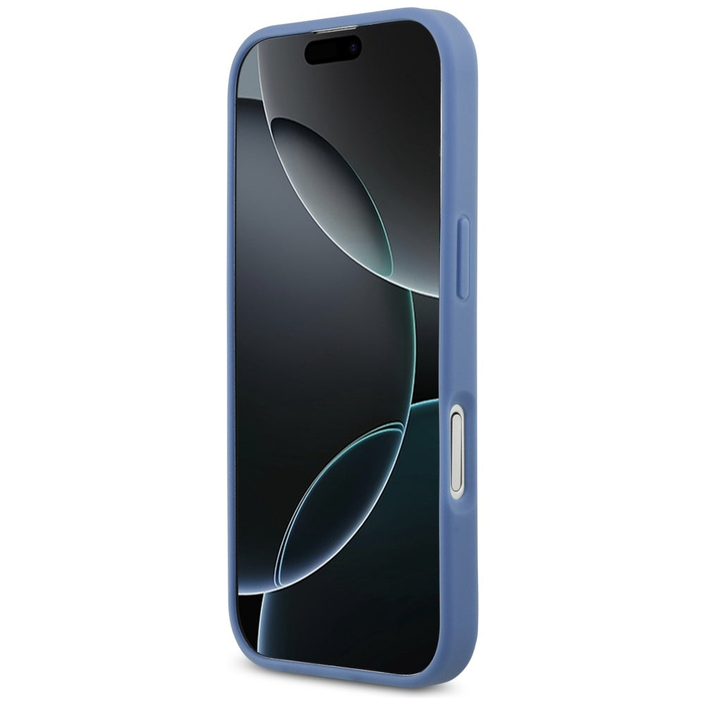 Etui til Apple iPhone 17, Guess, 4G Big Logo, Blå