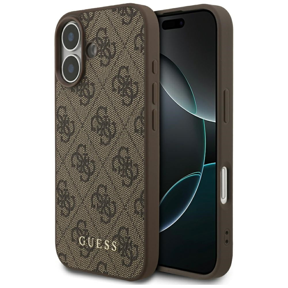 Etui til Apple iPhone 17, Guess, 4G Classic, Brun