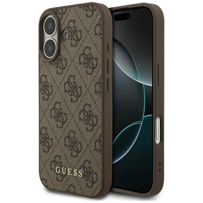 Etui til Apple iPhone 17, Guess, 4G Classic, Brun