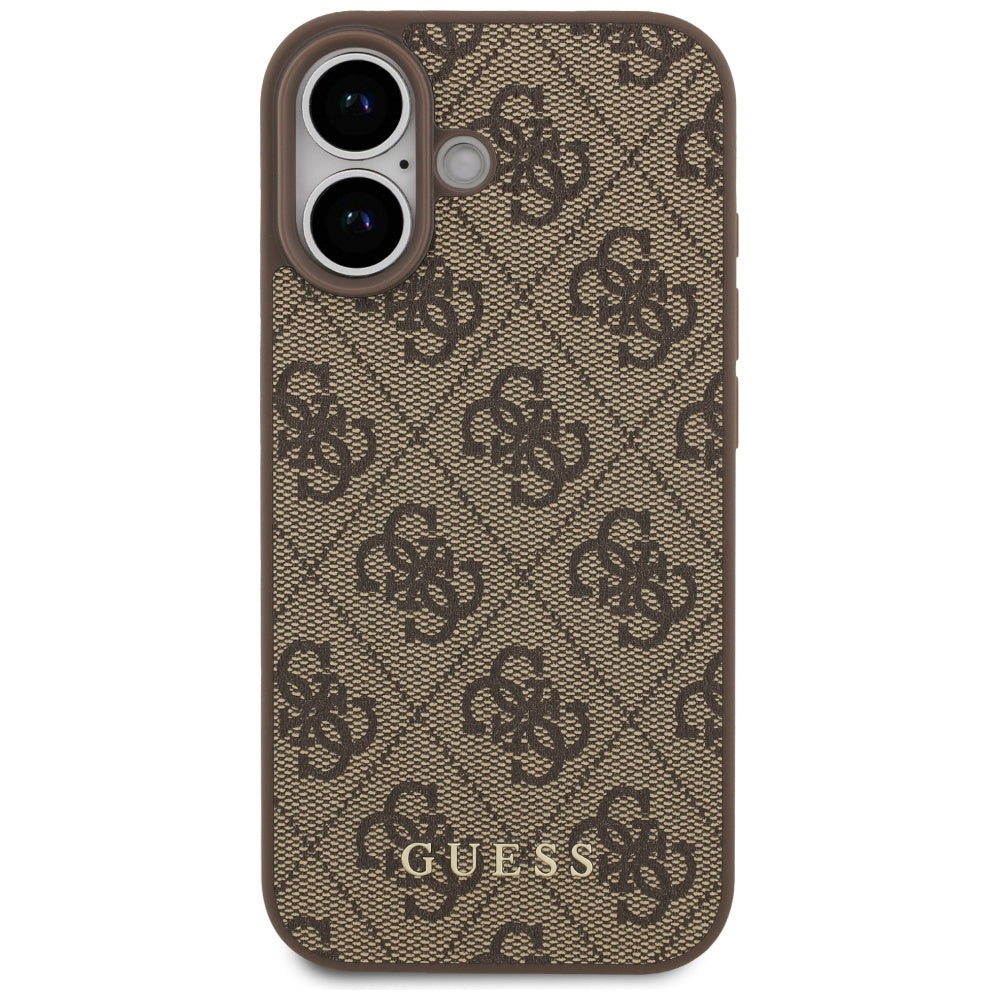 Etui til Apple iPhone 17, Guess, 4G Classic, Brun