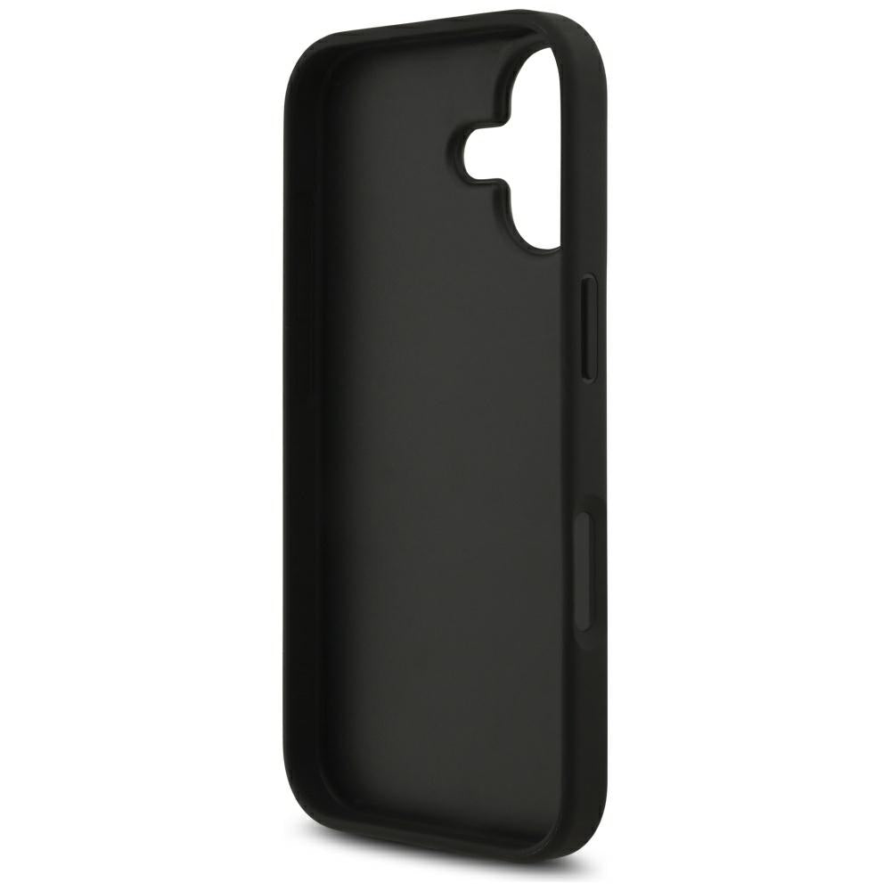 Etui til Apple iPhone 17, Guess, 4G Grained Big and Classic Logo, Sort